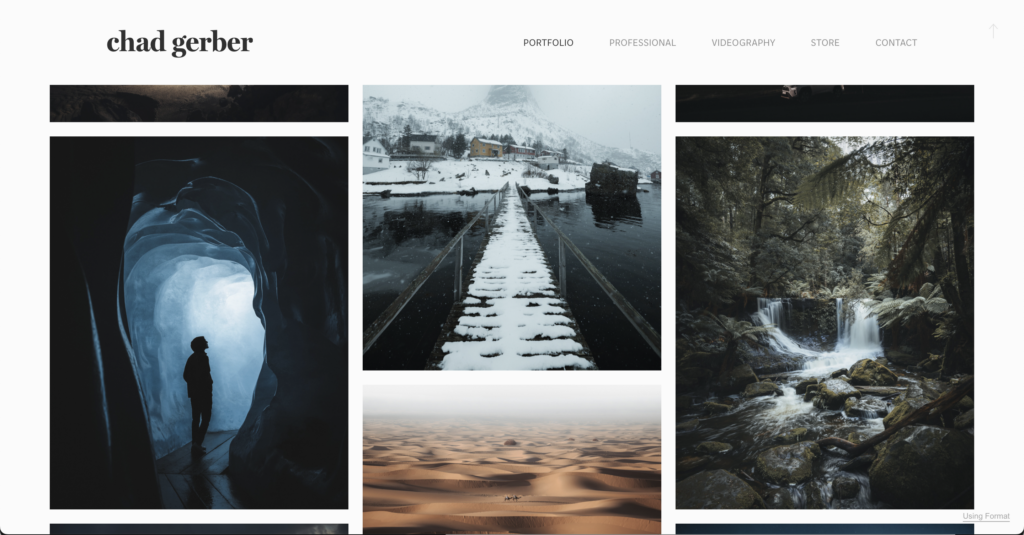Chad Gerber travel photography online portfolio